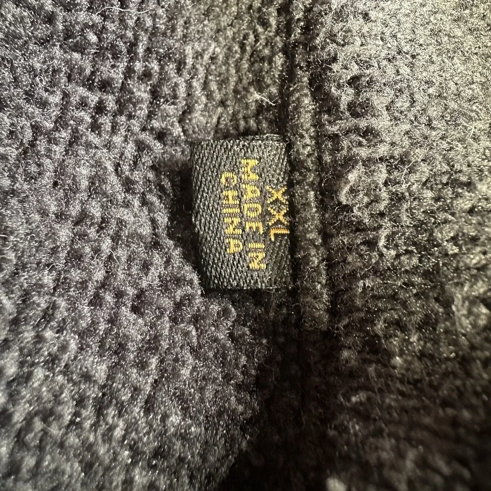 ORVIS Men's Trout Bum Polyester Fleece Full Zip Knit Jacket Gray Size XXL‎